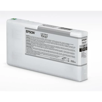 Epson T9137 Tintapatron Light Black 200ml Epson