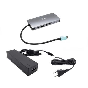 I-TEC USB-C METAL NANO DOCK HDMI/VGA WITH LAN + POWER DELIVE