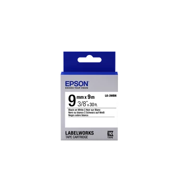 Epson LK-3WBN címkeszalag Black/White 9mm (9m) Epson