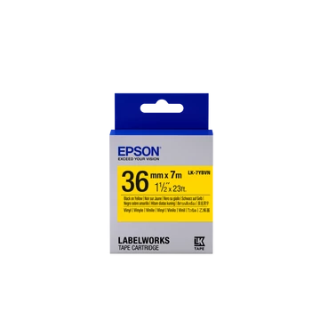 Epson LK-7YBVN címkeszalag Black/Yellow 36mm szalag(7m) Epson