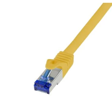 Logilink Ultraflex Cat.6A S/FTP kábel 0,25 m sárga (C6A017S)