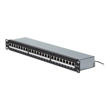 24 PORT 1U CAT6A PATCH PANEL .