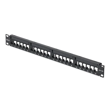 24 PORT 1U BLANK PATCH PANEL .