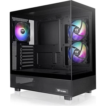 Thermaltake View 270 Plus TG ARGB táp nélküli ablakos Mid Tower számítógépház fekete