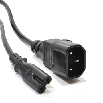 2M POWER CABLE EXTENSION IEC C14 TO C7 2M