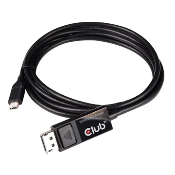 Club 3D Kábel - CAC-1538 (USB-C to DisplayPort 1.4, HDR, 1,8m, 8K60Hz)