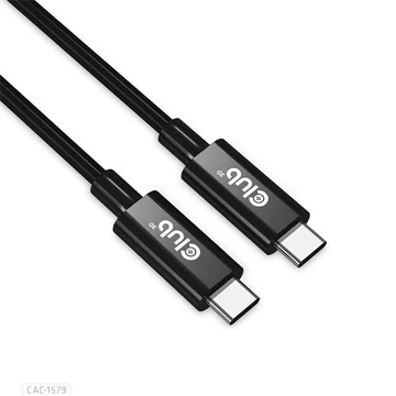 Club 3D Kábel - CAC-1579 (USB4 Type-C Gen 3x2, Bi-directional, 8K60Hz, 40Gbps, 240W PD, EPR, 3m)