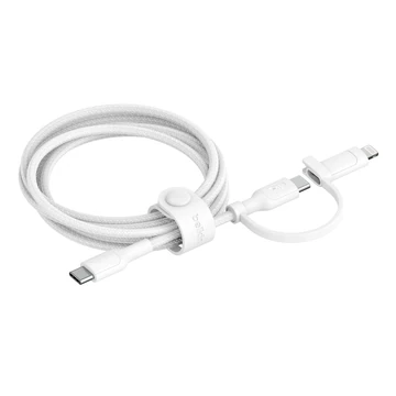 BELKIN BOOST CHARGE 2IN1 KABEL USBC LIGHTNING-ANSCHLUS SCHWARZ