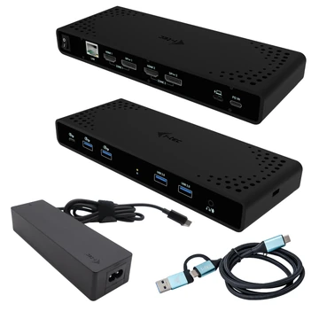 I-TEC UNIVERSAL DUAL 4K DOCK PD 85W INCL. USB-C CHARGER 100W