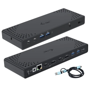 I-TEC USB-A/-C TB DUAL DOCK DUAL DISPLAY DOCK PD 100W