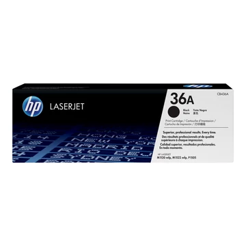 HP 36A original LaserJet Toner cartridge CB436A black standard capacity 2.000 pages 1-pack
