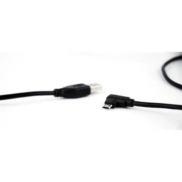 Gembird USB A -> USB 2.0 micro B M / M adatkábel 1.8m fekete 90°jobb