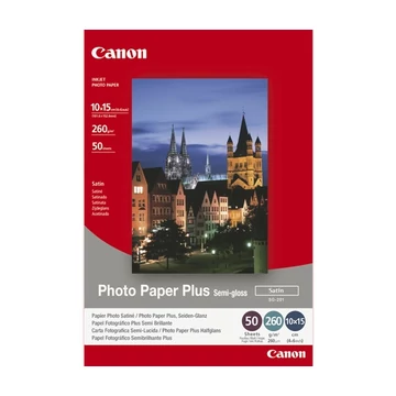 Canon SG201 Semi-Glossy 10x15cm 50lap fotópapír