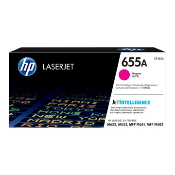 HP 655A Original LaserJet Toner Cartridge Magenta