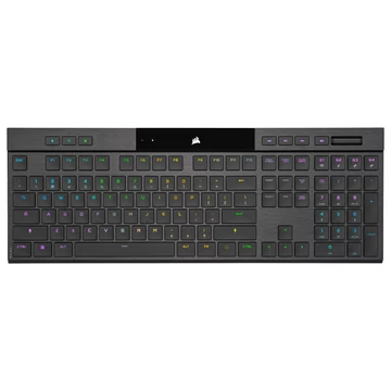 CORSAIR K100 AIR WIRELESS RGB Ultra Lapos Gamer billentyűzet