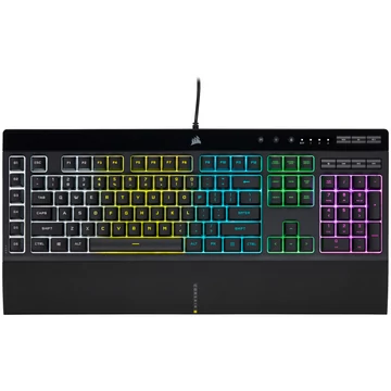 CORSAIR K55 RGB PRO 5 Zónás RGB Membrános Gamer billentyűzet