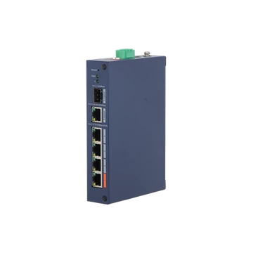 Dahua switch PoE - CHS4106-4ET-60 (Cloud Menedzsment; 4x100Mbps PoE + 1x 1Gbps uplink + 1x1Gbps SFP uplink; 60W)