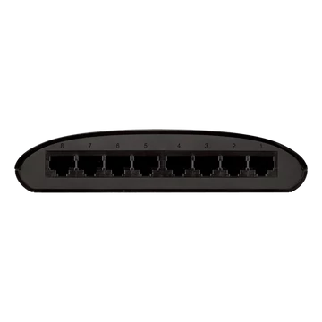 D-LINK Switch 8x100Mbps Műanyagházas Asztali, DES-1008D / E