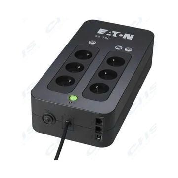 EATON UPS 3S (3 + 3 Schuko) 700VA (420 W) OFFLINE szünetmentes tápegység, torony - USB interfész felügyeleti szoftverrel