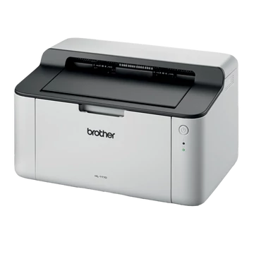 BROTHER Lézernyomtató HL-1110E, A4, mono, 20 lap / perc, USB, manuál duplex, 2400x600dpi, 1MB