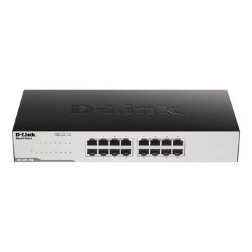 D-LINK Switch 16x1000Mbps Fémházas Asztali, Rackes, GO-SW-16G / E