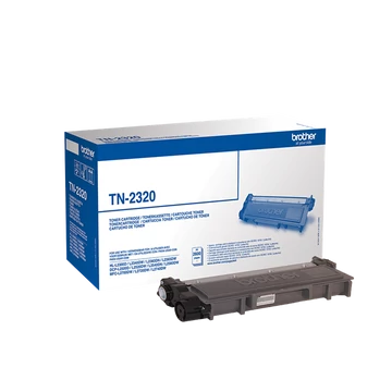 BROTHER Toner TN-2320, Nagy töltetű - 2600 oldal, Fekete