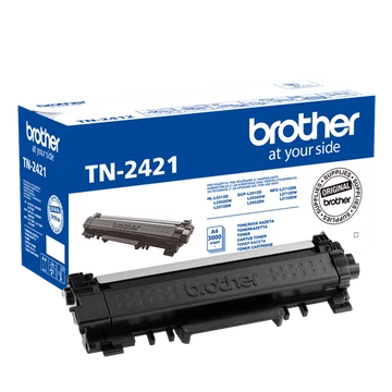 BROTHER Toner TN-2421, Nagy kapacitású - 3000 oldal (ISO / IEC 19752), Fekete