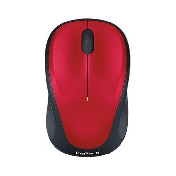 LOGITECH Egér - M235 Vezeték Nélküli Optikai Nano, Piros