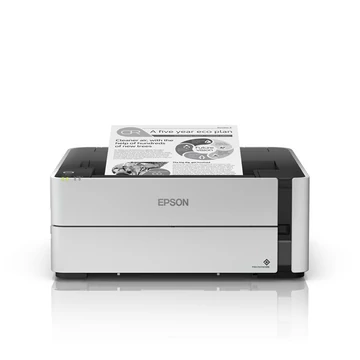 EPSON Tintasugaras nyomtató - EcoTank M1180 (A4, 1200x2400 DPI, 39 lap / perc, USB / LAN / Wifi)