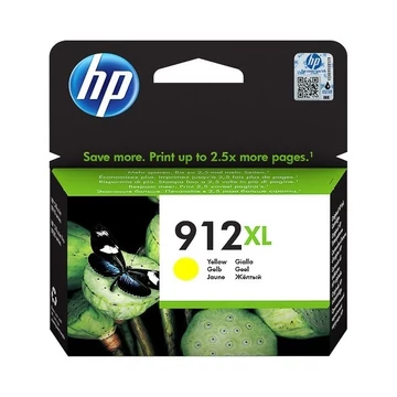 HP Patron 3YL83AE (HP No912XL) Officejet, sárga, 825 / oldal