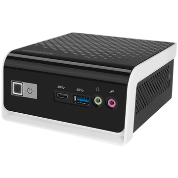 GIGABYTE PC BRIX, Intel Celeron N4000 2.6 GHz, HDMI, D-Sub, LAN, WIFI, Bluetooth, 2,5" HDD hely, USB 3.0