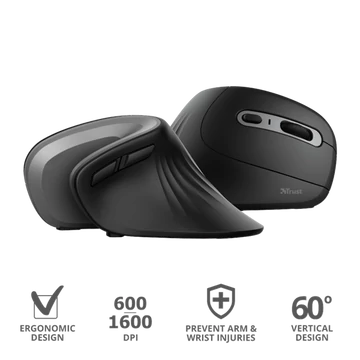 TRUST Ergonomikus vezeték nélküli egér 23507 (Verro Ergonomic Wireless Mouse)