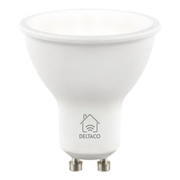 DELTACO SMART HOME SH-LGU10CCTC  okos izzó, 4,5W, WIFI, TUYA, 2700K-6500K