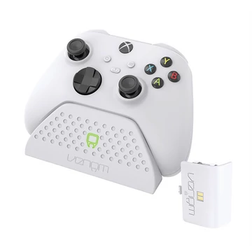 VENOM XBOX Series S / X & One Kiegészítő Töltő állomás + akkumulátor Fehér, VS2870