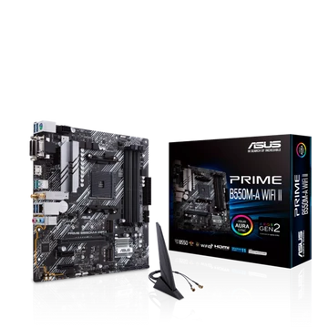 ASUS Alaplap AM4 PRIME B550M-A WIFI II AMD B550, mATX