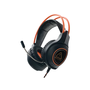 CANYON Vezetékes Headset, Nightfall, 7.1 Térhangzás, LED Világítás, USB, fekete - CND-SGHS7