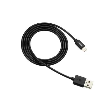 CANYON Töltőkábel, USB - LTG, Apple kompatibilis, fekete - CNS-MFICAB01B