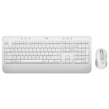 LOGITECH Billentyűzet + egér - MK650 Vezeték Nélküli Combo Piszkosfehér, HUN