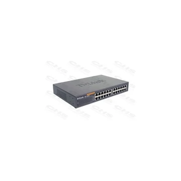 D-LINK Switch 24x100Mbps Fémházas Asztali Rackes, DES-1024D / E