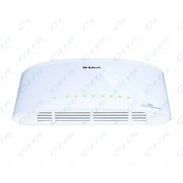 D-LINK Switch 8x1000Mbps Műanyagházas Asztali, DGS-1008D / E
