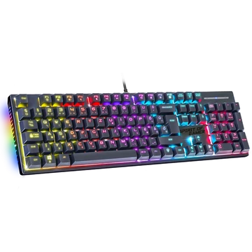 Spirit of Gamer Billentyűzet Mechanikus - XPERT K250 (105 gomb, SOG red, RGB LED,USB, anti-ghosting, fekete, magyar)