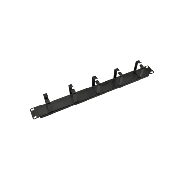 Walisec rackszekrény Kiegészítő - CM-02 (Kábel rendező panel, Gyűrű panel, 1U(19"), fekete)