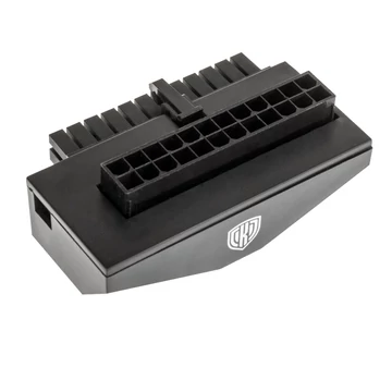 Kábel Modding Kolink Core Adept ARGB 24-Pin 9 fokos adapter Fekete