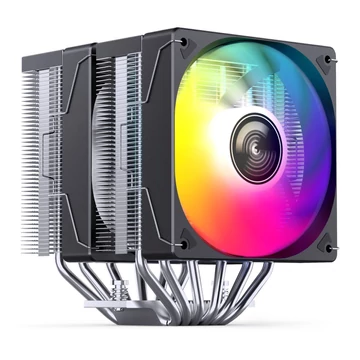 Processzor hűtő Jonsbo CR-3000E ARGB  Dual torony, 2x120mm venti, Fekete
