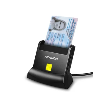 AXAGON CRE-SM2 USB Smart Card & SD/microSD/SIM kártyaolvasó