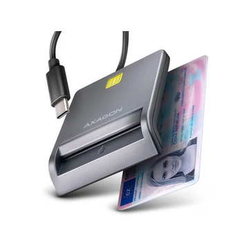 AXAGON CRE-SM3TC USB-C Smart card FlatReader olvasó