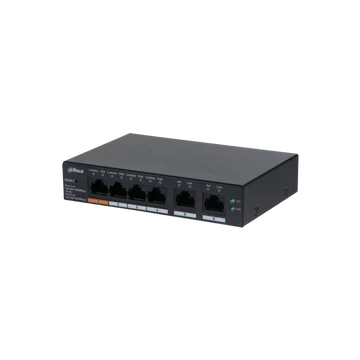 Dahua PoE switch - CS4006-4GT-60 (Cloud Menedzsment; 4x1Gbps PoE; + 2x 1Gbps uplink, 60W)