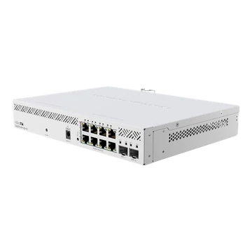 MIKROTIK Cloud Smart Switch 8x1000Mbps + 2x10000Mbps SFP + , Menedzselhető, Rackes - CSS610-8P-2S + IN