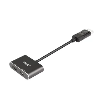Club 3D USB Hub - CSV-7220 (Multi Stream, DisplayPort 1.4 to DisplayPort + HDMI, 2x4K60Hz)