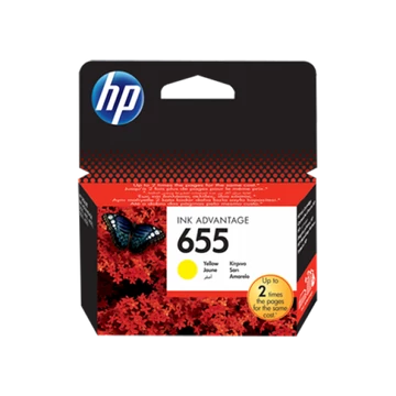HP CZ112AE Tintapatron Yellow 600 oldal kapacitás No.655 HP